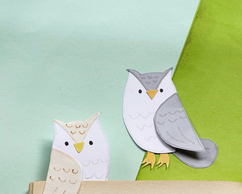 Winter Animals Paper Bookmarks