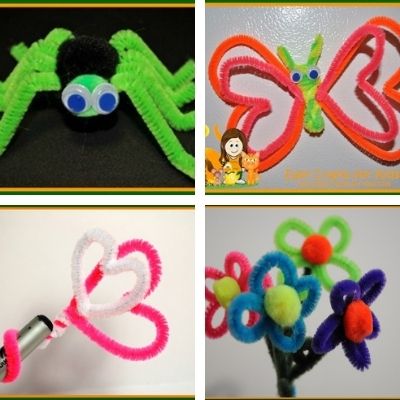 30 Easy Pipe Cleaner Crafts and Art Ideas - Suite 101