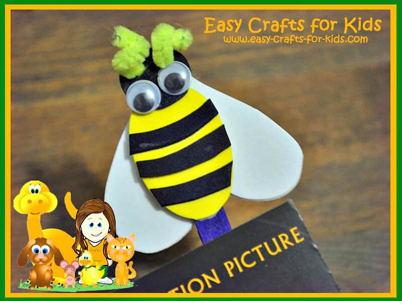 Bumble bee bookmark