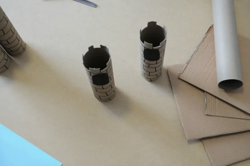 Draw windows on pillars