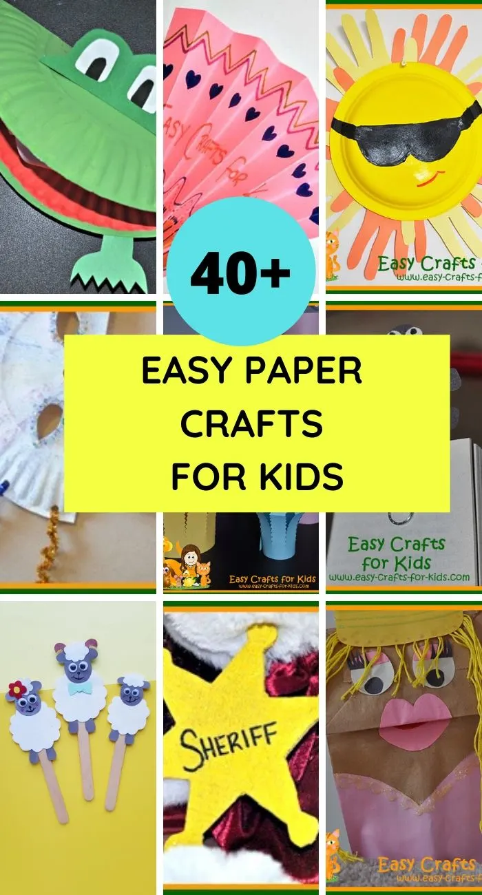 easy paper crafts for kids
