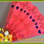 Easy folded paper fan