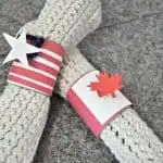 Patriotic napkin rings