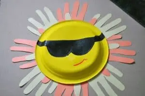 Sunny handprints