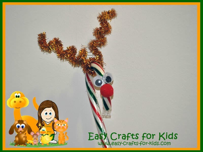 Candy cane reindeer