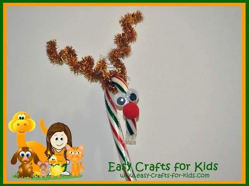 Candy cane reindeer