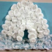 Igloo Craft With Cotton Balls