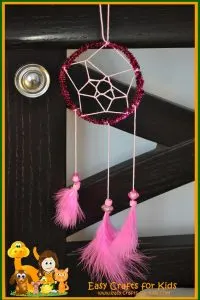 Dream catcher craft for kids