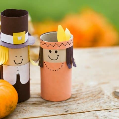 How To Make Toilet Paper Roll Pilgrims - Easy Crafts For Kids