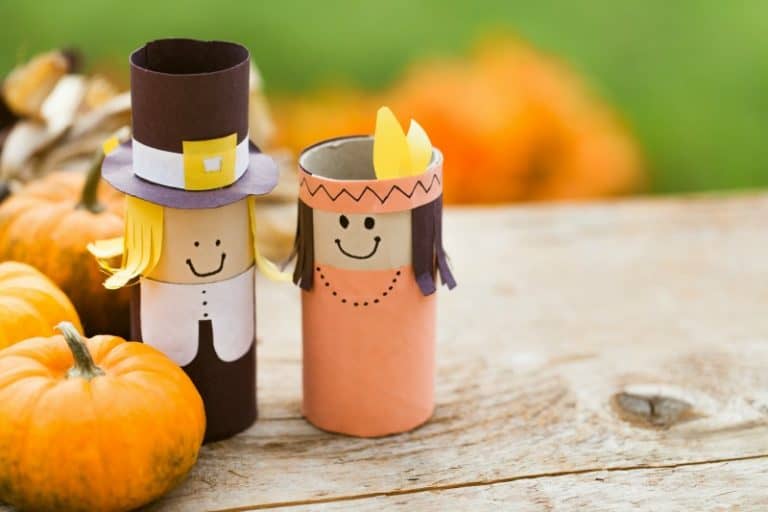 How To Make Toilet Paper Roll Pilgrims Easy Crafts For Kids
