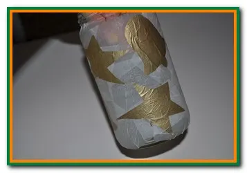 Mason jar Christmas lantern