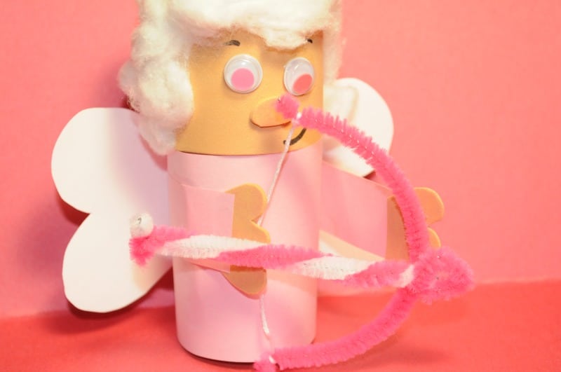 Homemade cupid for Valentine's day