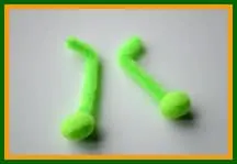 More neon green pipe cleaners 