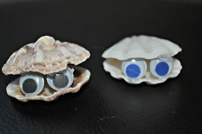Seashell critter couple