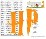 Harry Potter word search