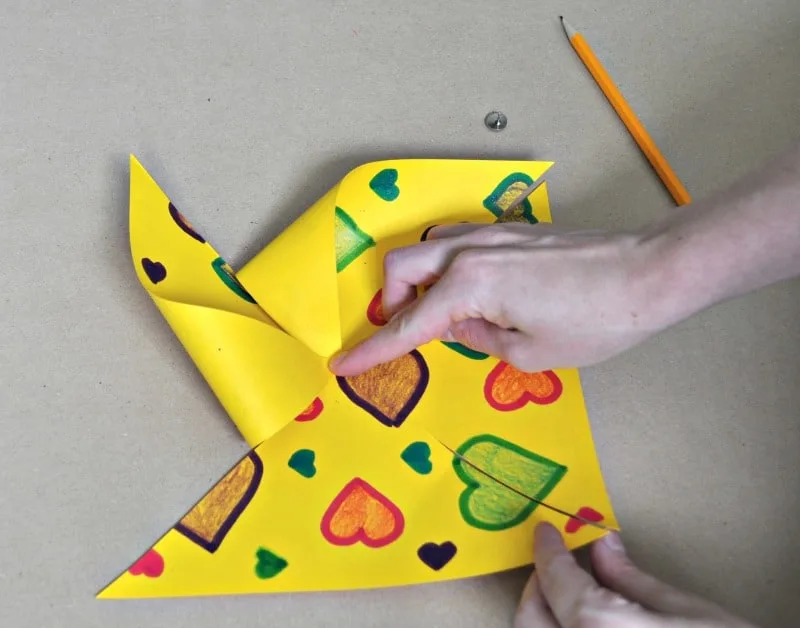 Summer paper windmill