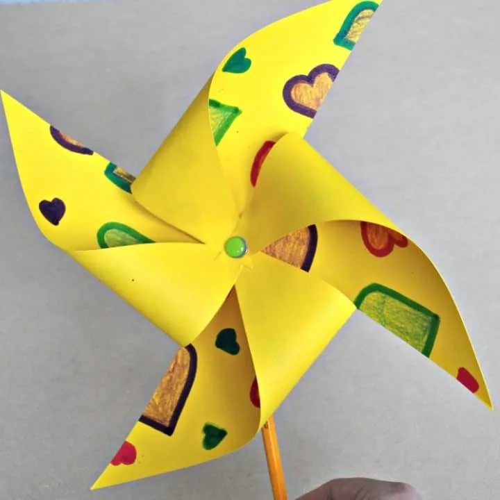 Spinning Paper Windmill