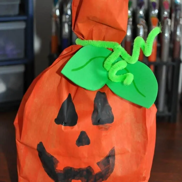 Finished bag, after closing it with pipe cleaner
