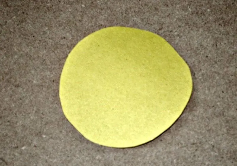 Cut out circle