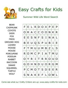 free printable word search puzzles 2022