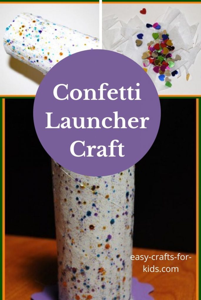 Confetti Launcher Craft with Toilet Paper Roll