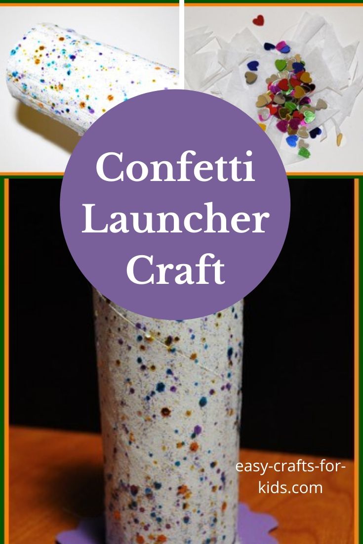 Confetti Launcher Craft With Toilet Paper Roll