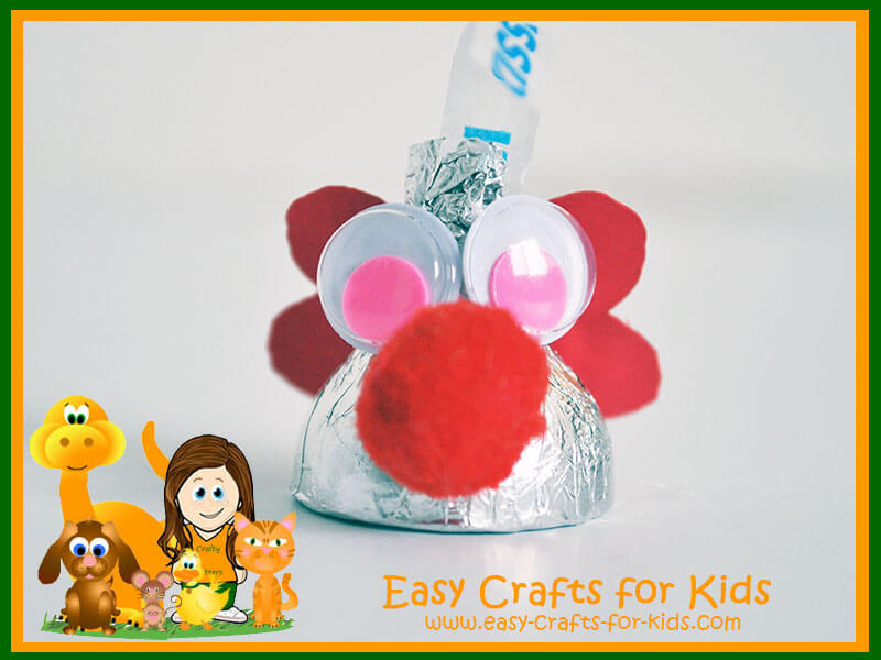 hershey kiss valentine craft