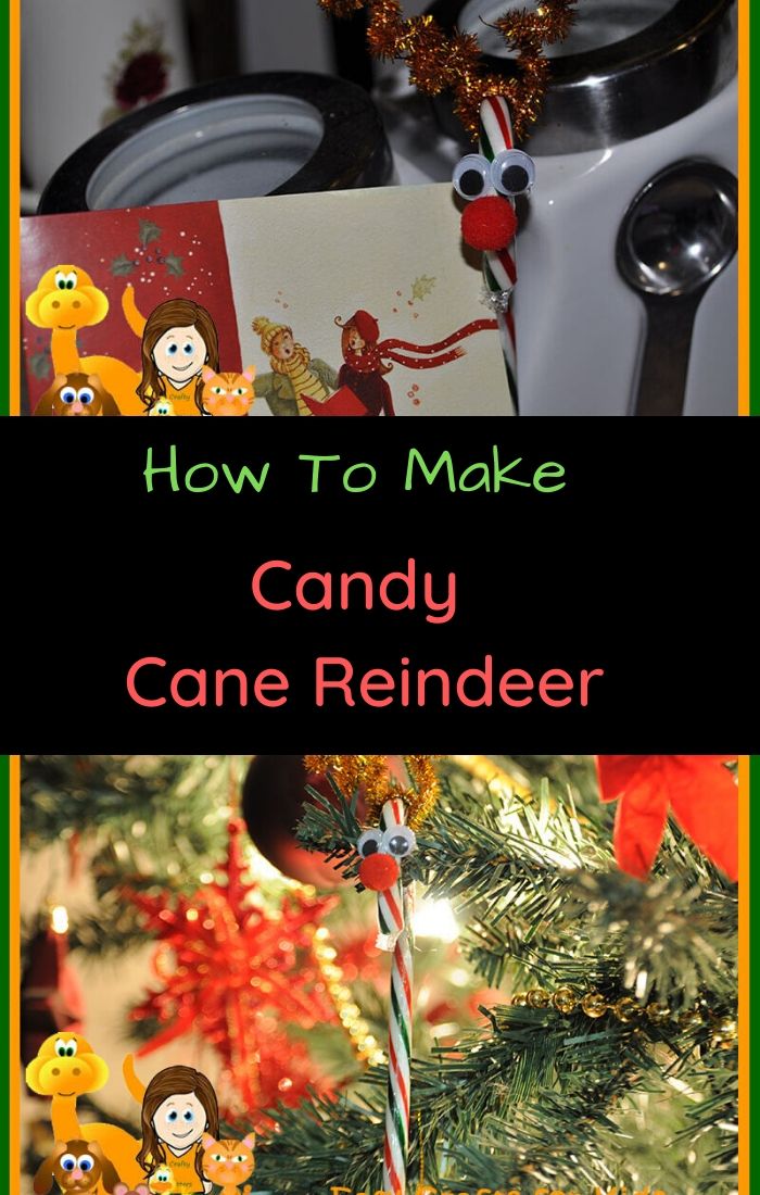 how to make candy cane reindeer