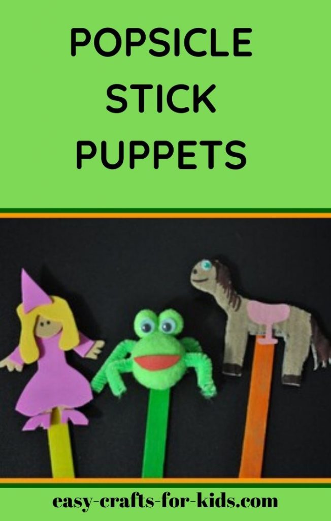 Popsicle Stick Puppets for Pretend Play