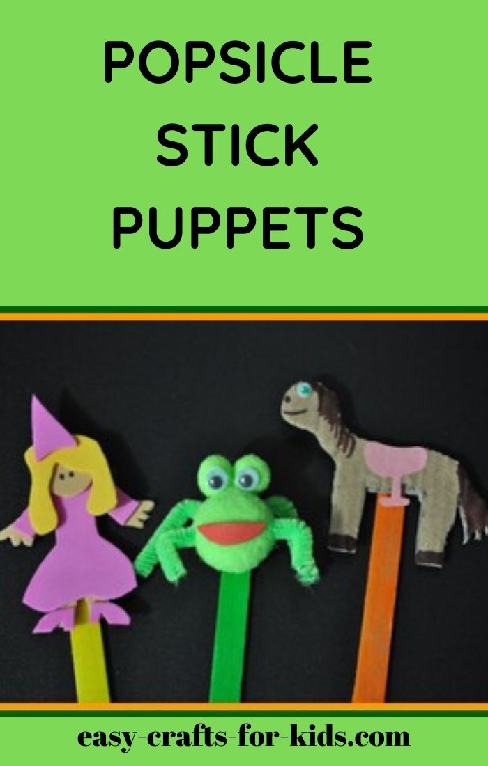 PUPPET POPSICLE CRAFTS FOR KIDS