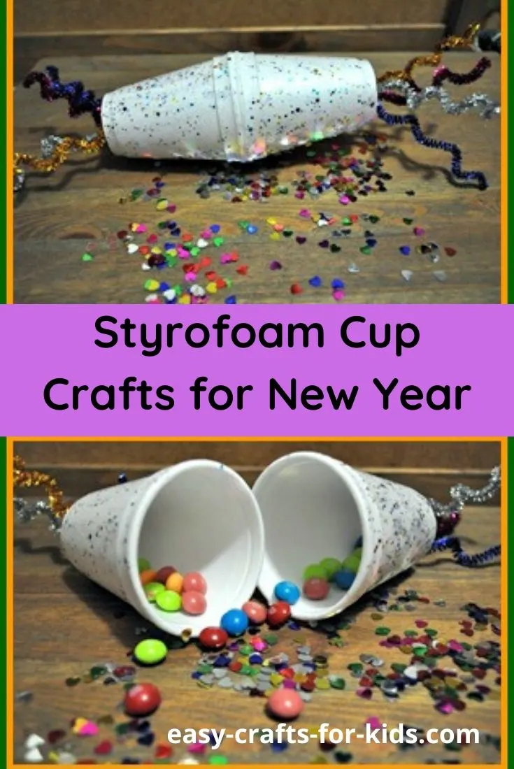 Styrofoam Cup Crafts for New Year