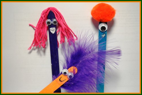 Monster Bookmark Craft for Kids
