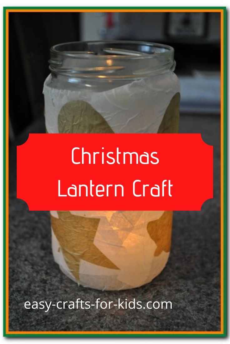 Christmas Lantern Craft for Preschool