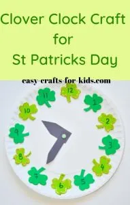 clover st patricks day craft