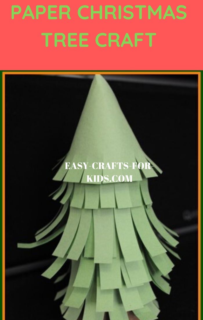 diy paper christmas tree craft