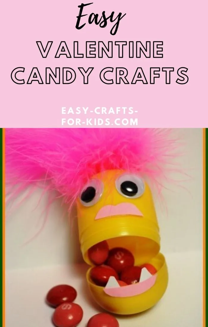 easy valentine candy crafts for kids