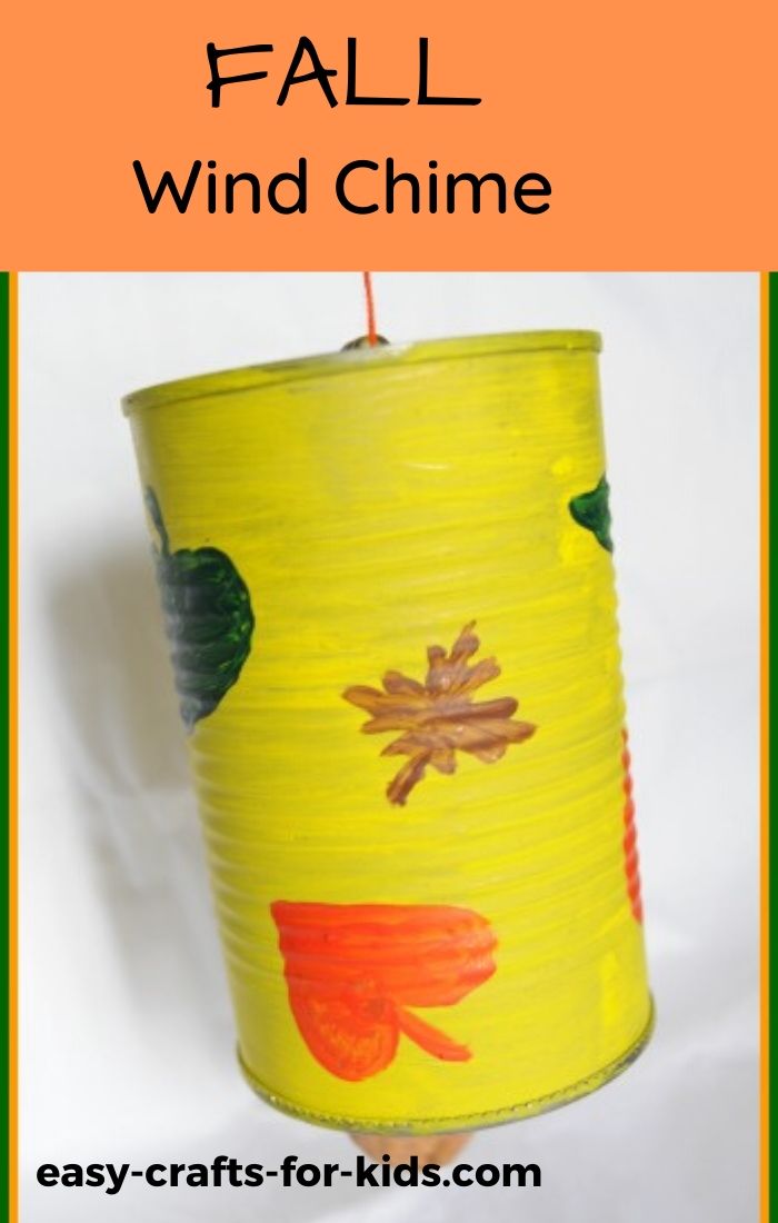 fall wind chime craft for kids