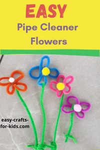 flower pipe cleaner craft