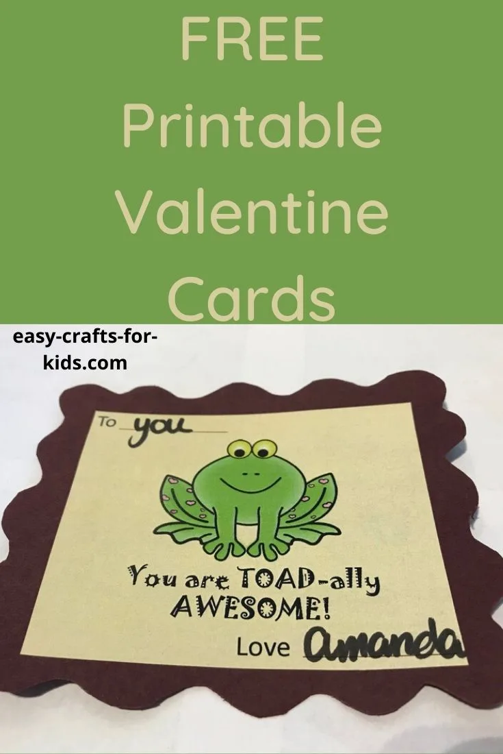 free printable Valentine cards