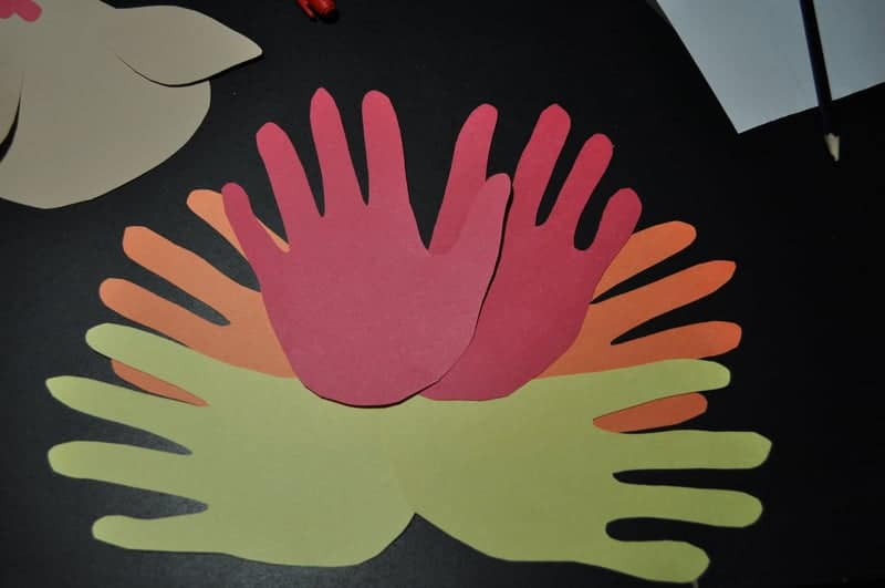 Handprint Turkey Craft Picture