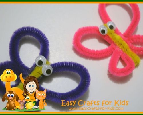 magnet butterfly craft