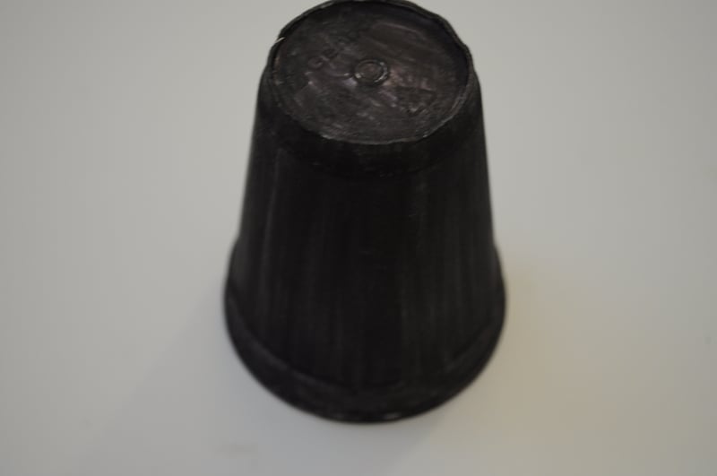 Paint a styrofoam cup black