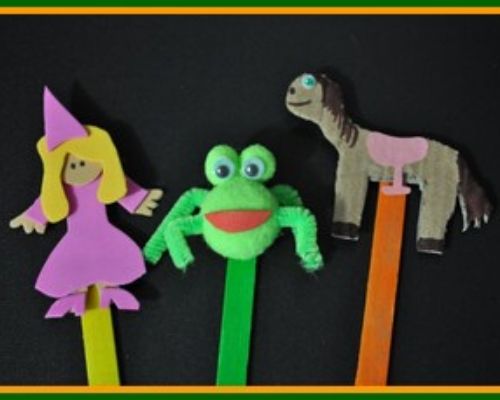 popsicle stick puppets