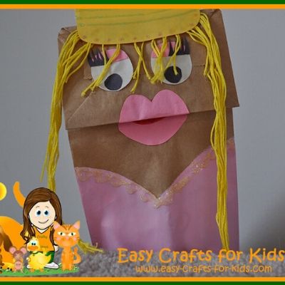 paper bag princess puppet templates