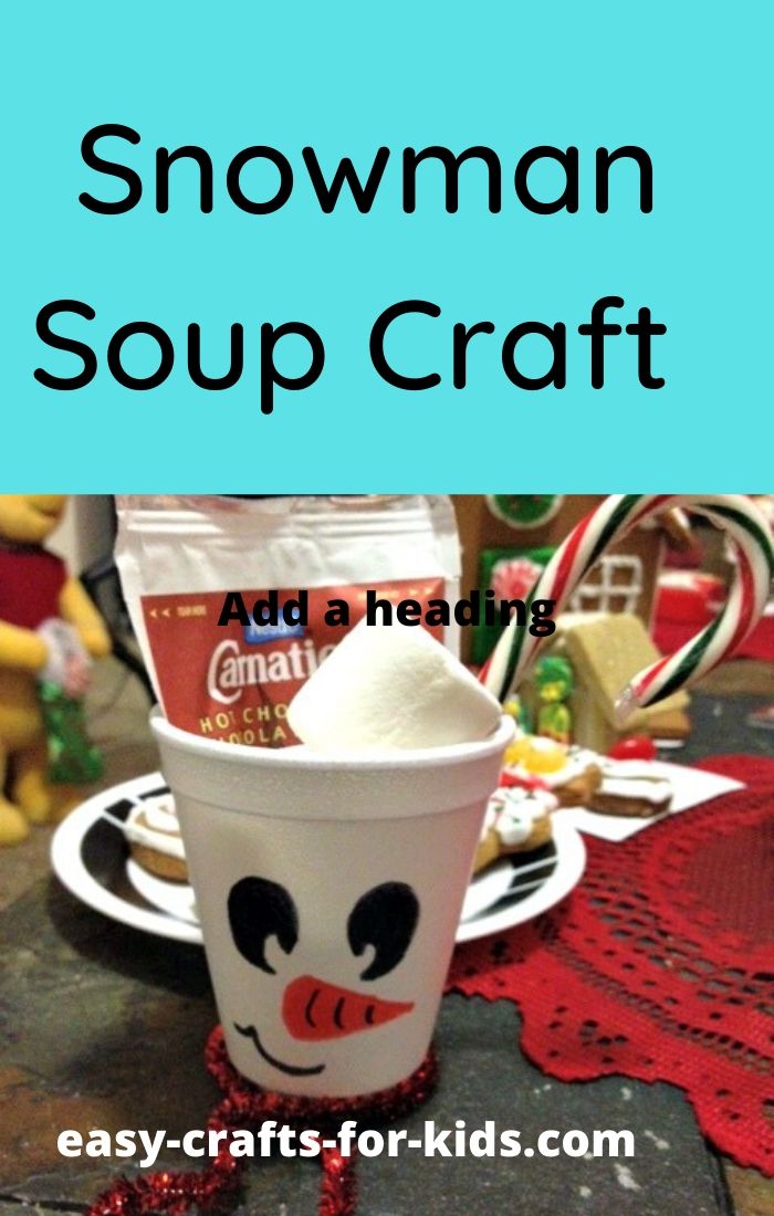 snowman soup craft
