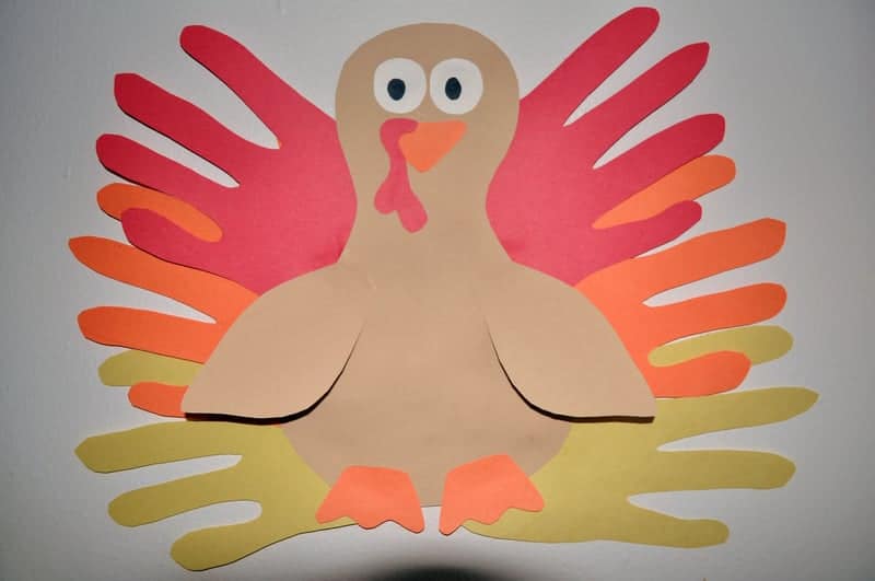 Thanksgiving Hand Turkey Craft