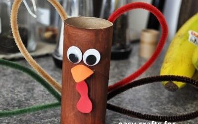 turkey craft with toilet paper roll
