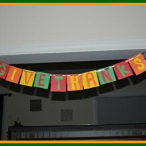 diy thanksgiving banner
