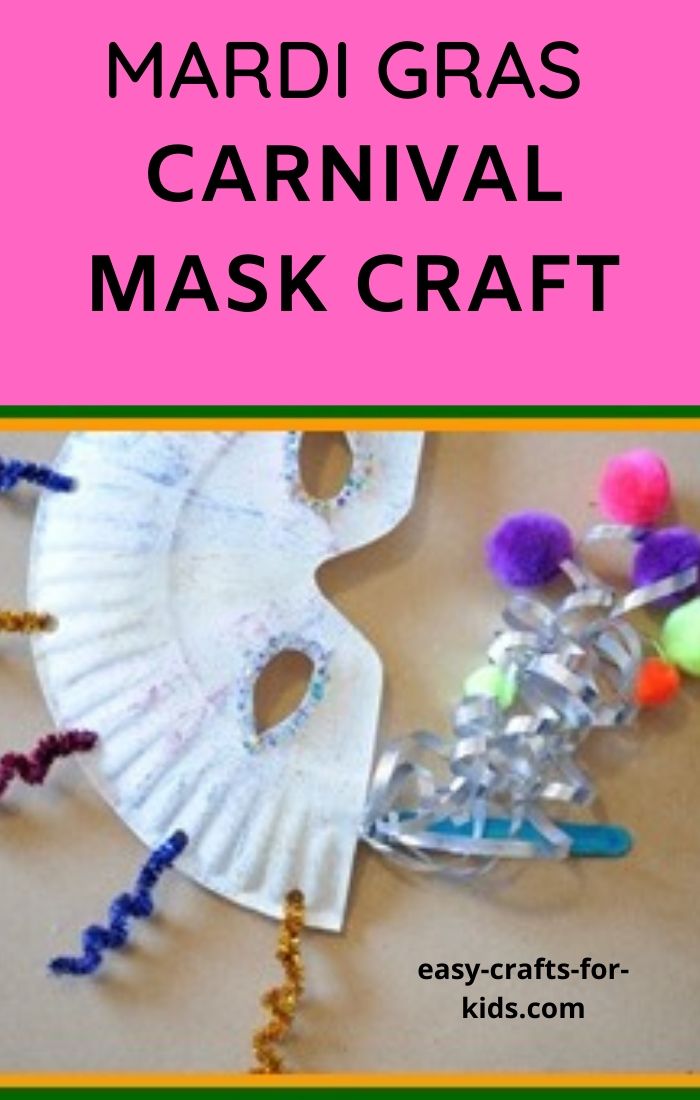 mardi gras carnival mask craft
