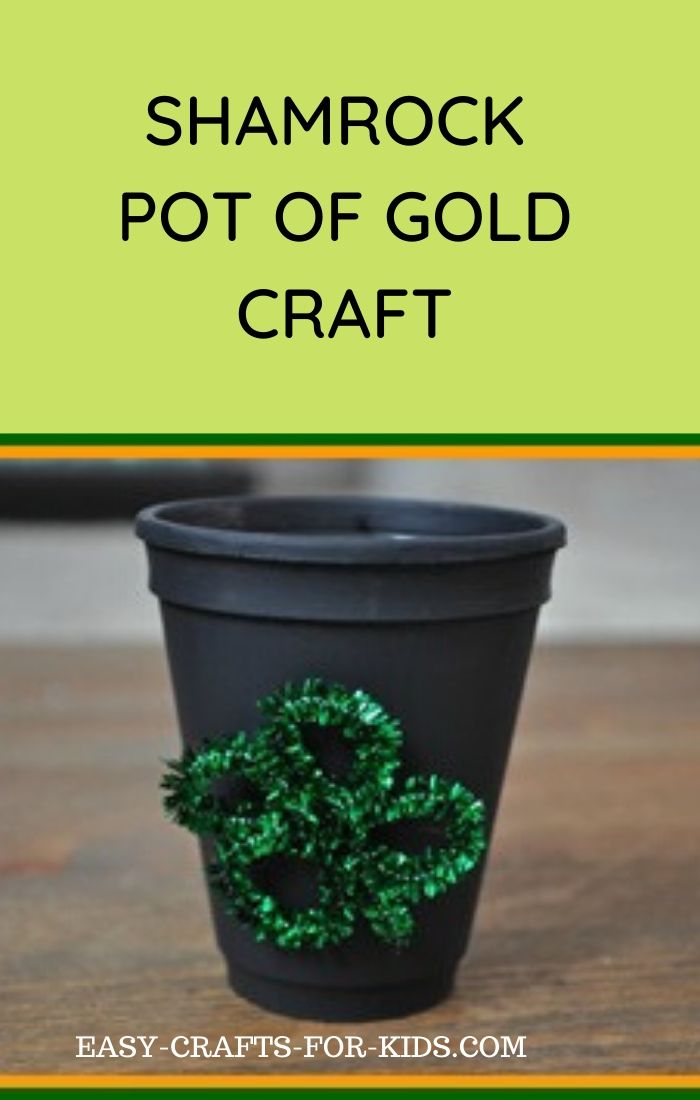 pot of gold st patricks day craft